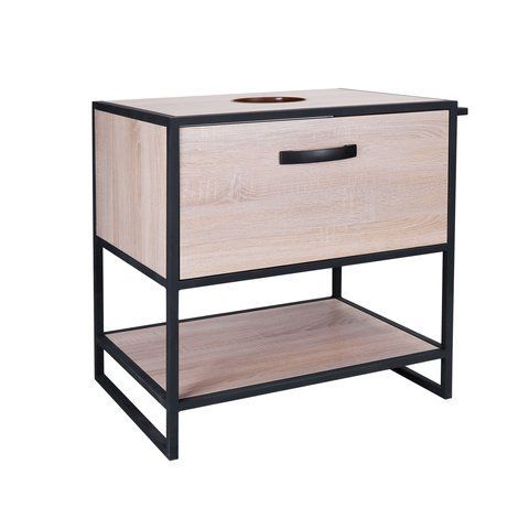 Тумба напольная QTAP TAURUS 700х616х469 WHITISH OAK со столешницей QT2480TNT73WO