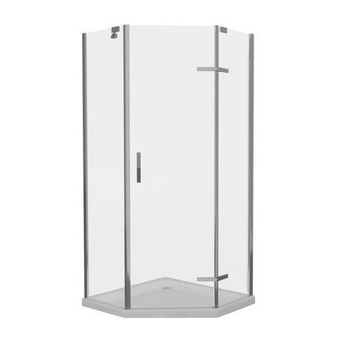 Душевая кабина EGER STEFANI 100X100 на мелком поддоне 599-535-100