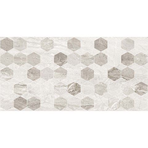 Плитка GOLDEN TILE MARMO MILANO HEXAGON светло-серый 8МG151
