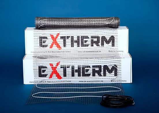 Нагрівальний мат двожильний EXTHERM ET ECO 180 - 0,5м&sup2; / 90Вт (ET ECO 050-180)