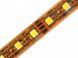Світлодіодна стрічка вологозахищена теплий відтінок 12V 14.4W 5050 BROWN PCB WW IP68 1M (BY-025/60)