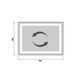Зеркало MOIDODIR OLMO 55х75 LED (00-0009223)