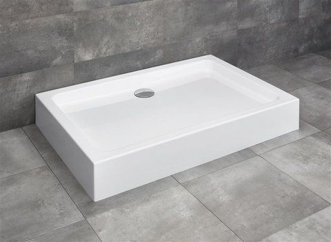 Душевой поддон RADAWAY LAROS D COMPACT акриловый, прямоугольный 900X800 мм H170 белый SLD8917-01, 90x80