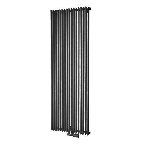 Радіатор ISAN ANTIKA LIGHT 1800X480 RAL9005 Підключення нижнє по центру