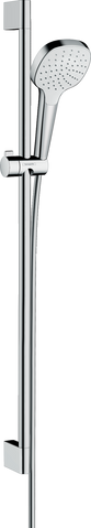 HANSGROHE Душевой набор CROMA SELECT E 1JET 90 см хромированный/белый (26594400)