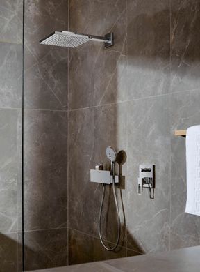 HANSGROHE Верхній душ RAINDANCE SELECT E 300 1JET AIR з тримачем 390 мм, BRUSHED BRONZE (26238140)