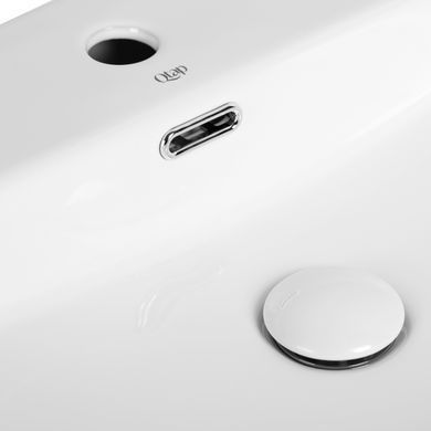 Раковина QTAP NANDO LT 42х50 / донный клапан (QT12112173SW)
