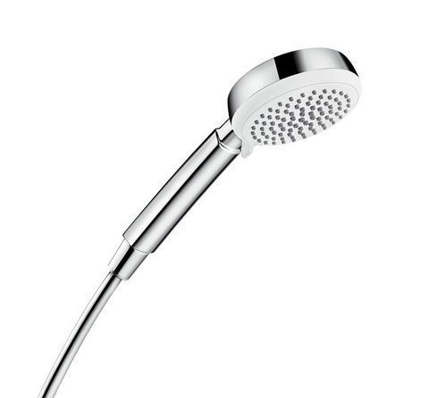 HANSGROHE Ручний душ CROMETTA 100 VARIO ECOSMART 9л/хв: білий/хромований (26827400)