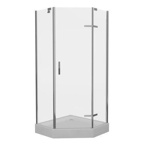 Душевая кабина EGER STEFANI 90X90 на мелком поддоне 599-535