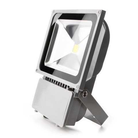 Прожектор уличный LED вологозахищений IP65 HL-14/70W CW COB сірий
