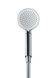 HANSGROHE Ручний душ CROMETTA 100 VARIO ECOSMART 9л/хв: білий/хромований (26827400)