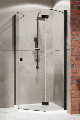 Душевая кабина ESSENZA NEW BLACK PTJ 900RX2000 чёрный/прозрачное (385010-54-01R)
