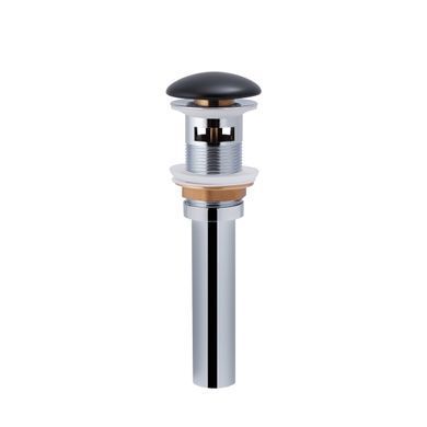 Раковина QTAP NANDO LT 42х50 / черная / донный клапан (QT12112173SMBMB)