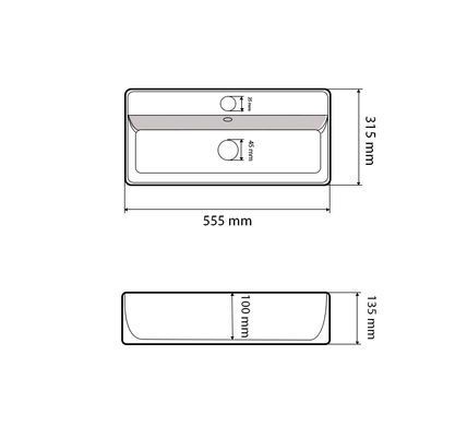 Раковина VBI TAVERNOLA WHITE (VBI-015506)
