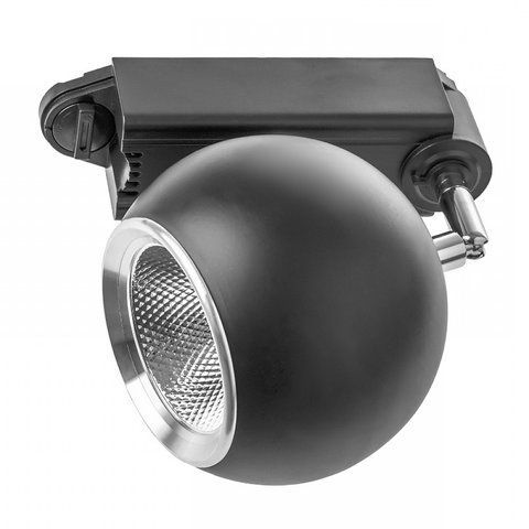 Світильник трековий поворотний LED KW-210/12W NW BK COB