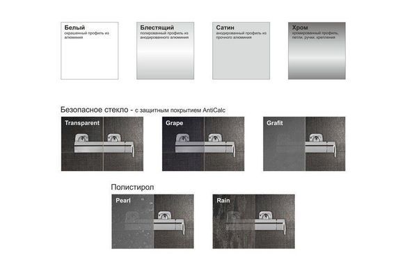 Душові двері RAVAK CHROME CRV1 90х195 / профіль сатин / скло TRANSPARENT (1QV70U01Z1)