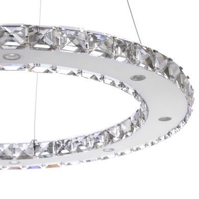Люстра підвісна кришталева для холу LED 33W NW CH (BR-975S/1)