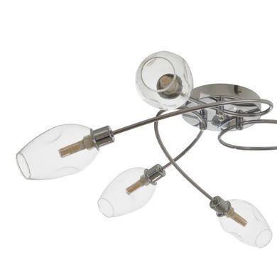 Люстра стельова галогенна в спальню G9 60W CH (LK-659C/6)