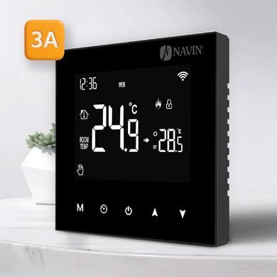 Терморегулятор для котла опалення NAVIN WT100 B-3А Wi-Fi (24-204273-8686)