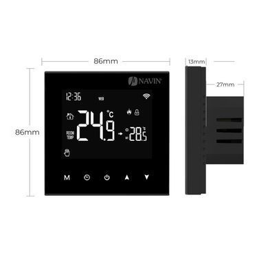 Терморегулятор для котла опалення NAVIN WT100 B-3А Wi-Fi (24-204273-8686)