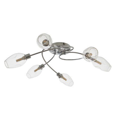 Люстра стельова галогенна в спальню G9 60W CH (LK-659C/6)