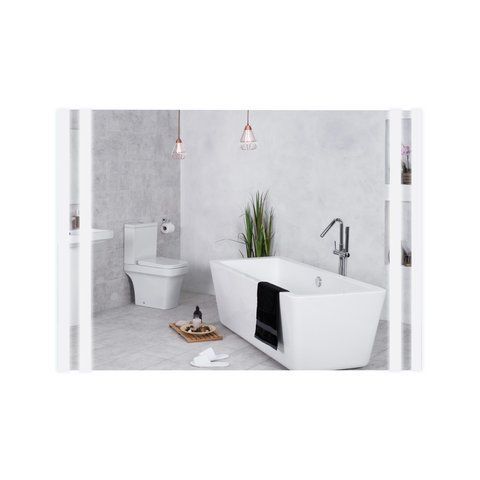 Зеркало QTAP MIDEYA CLASSIC 500х700 с LED-подсветкой, REVERSE QT2078250640W, 500х700