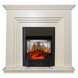 Камінокомплект IDAMEBEL GLORIA + камін ROYAL FLAME MAJESTIC BLACK (IDAGLORIAWHMAJBL)