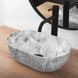 Раковина REA AMELIA MINI STONE MATT 26х38 / мрамор (REA-U9109)