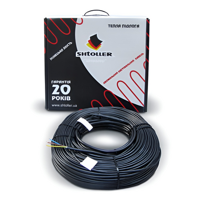 Нагревательный кабель SHTOLLER ECOTHERM - 10м / 1 - 1.3м&sup2; / 200Вт (S6101-20 EC)