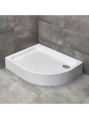 Душевой поддон RADAWAY LAROS E COMPACT акриловый, асимметричный левый 1000X800 мм H170 белый SLE81017-01L, 100x80