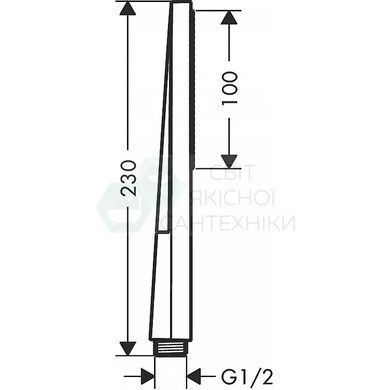 Ручной душ HANSGROHE PULSIFY E ECOSMART/черный/матовый (24320670)