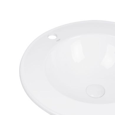 Раковина QTAP STORK 54.5х54.5 / донный клапан (QT15116048W)