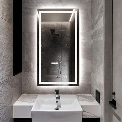 Зеркало DUSEL DE-M0061S1 65х80 BLACK (DUSEL-175)