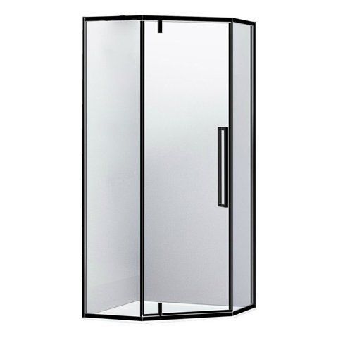 Душевая кабина EGER A LANY 90X90 пятиугольная с поддоном 599-552 BLACK