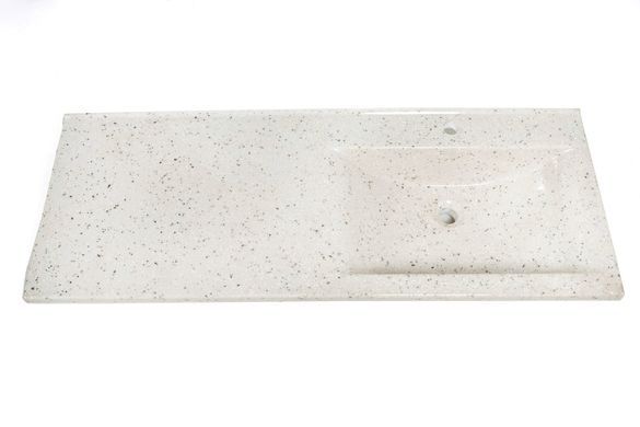 Раковина из искусственного камня INSANA LEANA 48х125 L / кварцит / на стиральную машину (А0054531)