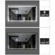 Зеркало DUSEL DE-M0061S1 65х80 BLACK (DUSEL-175)