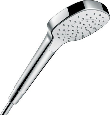 HANSGROHE Ручний душ CROMA SELECT E 110 1 JET ECOSMART 9 л/хв WHITE/CHROME (26815400)
