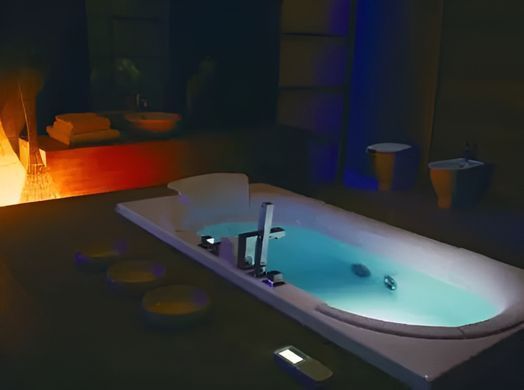 Ванна акрилова окремостояча гідромасажна JACUZZI J-SHA MI 180х90 + масаж шиацу (JSH10012111)