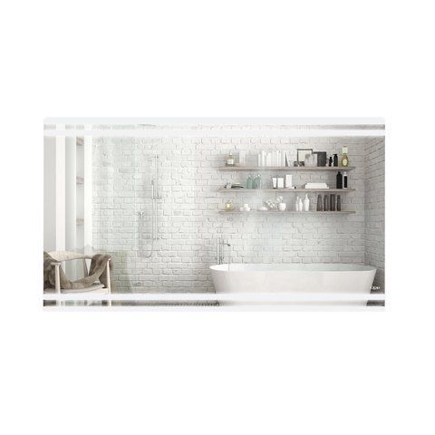 Зеркало QTAP MIDEYA CLASSIC 1400х700 с LED-подсветкой QT2078250378W, 700х1400