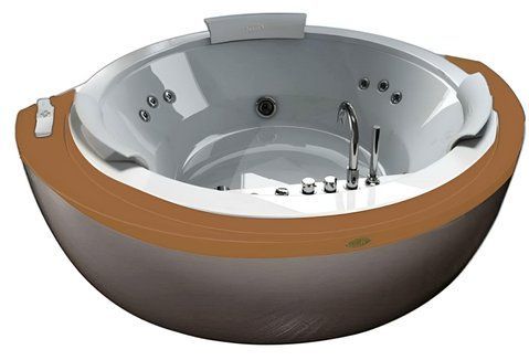 Ванна акриловая гидромассажная JACUZZI NOVA CORNER WOOD 160х160 + деревянное обрамление (9Q43553A)
