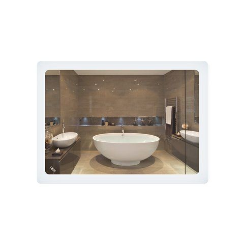 Зеркало QTAP AQUARIUS 500х700 с LED-подсветкой, REVERSE QT217814198120W, 500х700