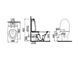 Підлоговий унітаз IDEVIT RENA + сидіння SOFT CLOSE (SETK2904-0206-001-1-1200)