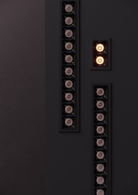 Світильник точковий врізний KLOODI KD-POINT 2X2 4W 4K BK (KD-POINT 2X2 4W 4K BK)