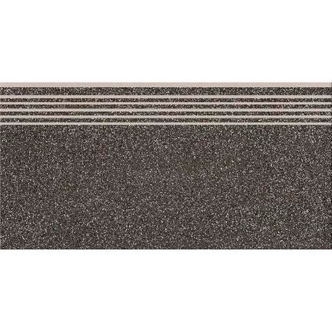 Керамогранит CERSANIT MILTON GRAPHITE STEPTREAD ступень