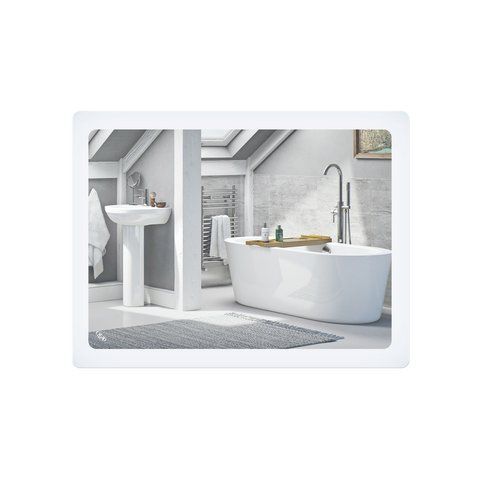 Зеркало QTAP AQUARIUS 600х800 с LED-подсветкой, REVERSE QT21786502W, 600х800