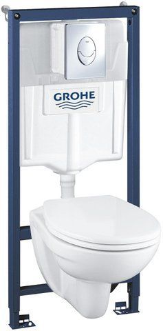 Комплект 4в1: Инсталляция для унитаза GROHE RAPID SL (36502000)