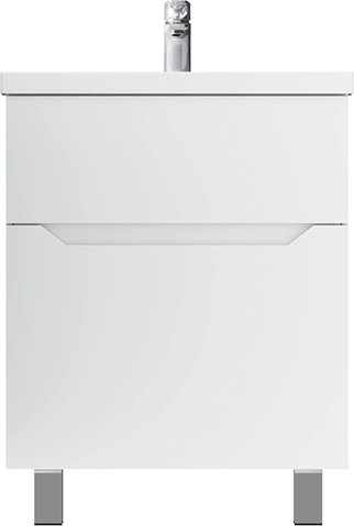 Тумба підлогова AM.PM GEM S 42х61х84 + раковина (M91-FSX0602-WC0602WG38)