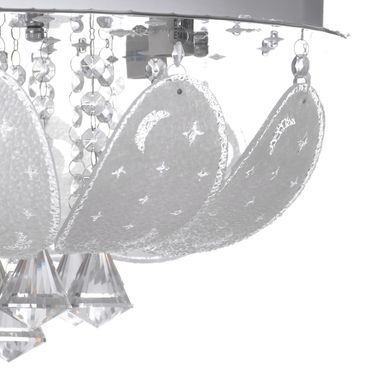 Люстра торт стельова з пультом LED E14 60W RGB WH (BCL-649S/4)
