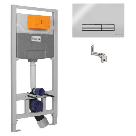 Комплект 3в1: Инсталляция для унитаза IMPRESE I-FRAME (I9120)