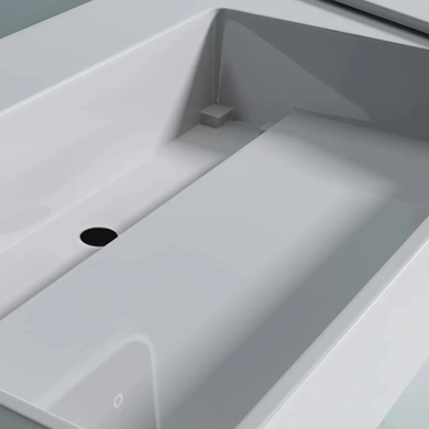 Раковина из искусственного камня REA ARCHI 43х75 / белая (REA-U4300)